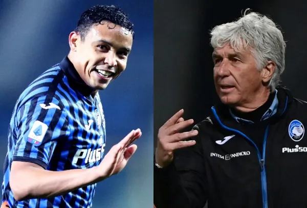 Luis Muriel comenzó desde el banquillo contra la AS Roma, jugó por casualidad, una jugada suya hizo la diferencia en el Atalanta y Gasperini se llevó una lección.