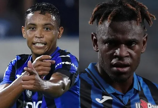 Luis Muriel marcó un doblete en la Europa League y su paisano Duván Zapata se quedó sorprendido en medio del mal momento que vive.