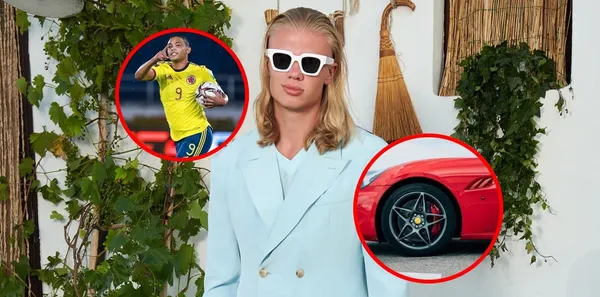 Luis Muriel se da un gran lujo en temas de autos a lo Erling Haaland.