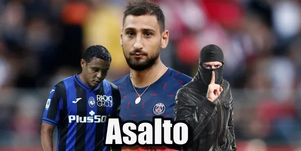 Luis Muriel sufrió un robo hace un tiempo en Europa y lo mismo le sucedió ahora a Gianluigi Donnarumma.