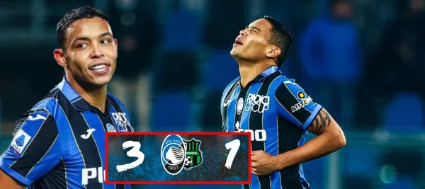 Luis Muriel viene de jugar en el partido de Atalanta en la Copa de Italia