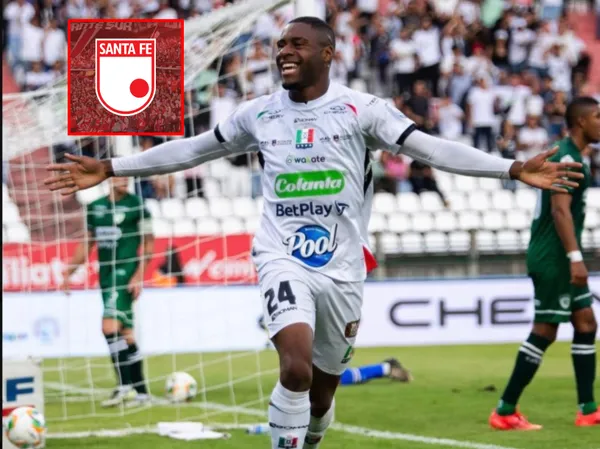 Luis Palacios jugará en Santa Fe en 2026 - X @Oncecaldas y Santa Fe