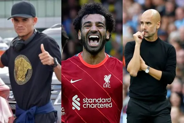 Luiz Díaz recibiría con beneplácito lo que fue el golazo que le marcó Mohamed Salah al Manchester City de Pep Guardiola.