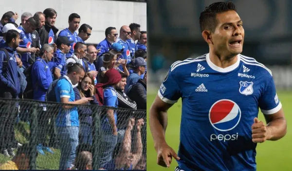 Macalister Silva dio la cara sobre lo que pasa con Millonarios ante la hinchada que llegó a la sede a exigir respuestas