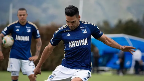 Mackalister Silva renueva y Falcao lo felicita: buenas noticias para Millonarios. Foto: Instagram