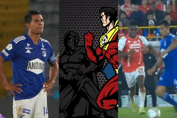 Mackalister Silva tuvo una insólita acción en el empate de Millonarios 1-1 ante Santa Fe en el estadio El Campín