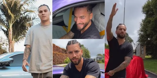 Maluma presumió en las redes sociales su nuevo auto $1.200 millones de pesos colombianos.