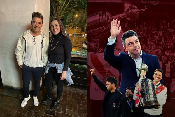 Marcelo Gallardo está en Colombia.