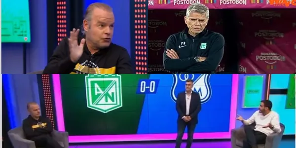 Mariano Olsen desde Win Sports le lanzó un sablazo a Atlético Nacional tras el partido contra Millonarios FC.