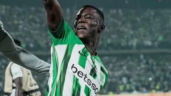 Marino Hinestroza ha marcado 2 goles contra Fortaleza. Foto: Instagram