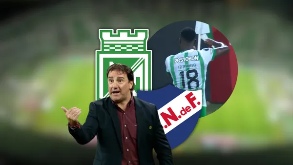 Marino Hinestroza le tapa la boca a Néstor Lorenzo, mira lo que hizo Foto: Nacionaloficial, Escudoteca, Captura de ESPN