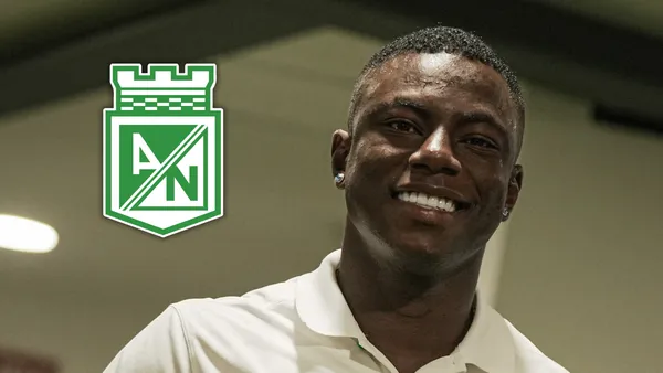 Marino Hinestroza, una de las incógnitas del verdolaga de cara al segundo semestre de la Liga Betplay Foto: Nacionaloficial y Escudoteca