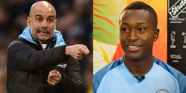 Marlos Moreno le envió un mensaje a Pep Guardiola, diciendo que tiene una cuenta pendiente en el Manchester City y el DT reaccionó así