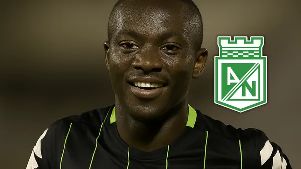 Marlos Moreno y el guiño que le dejó a Atlético Nacional Foto: Creada con Chat GPT y Escudoteca