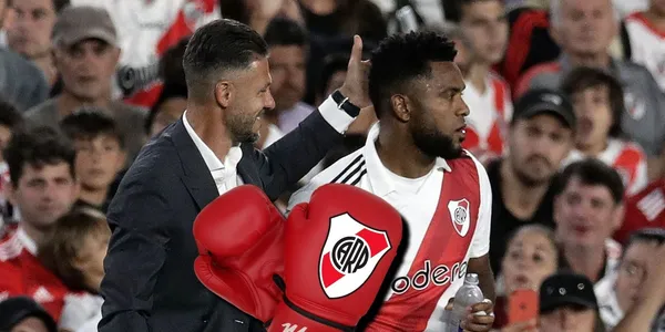 Martín Demichelis aclaró lo que decían sobre su supuesta pelea con Miguel Ángel Borja en River Plate.