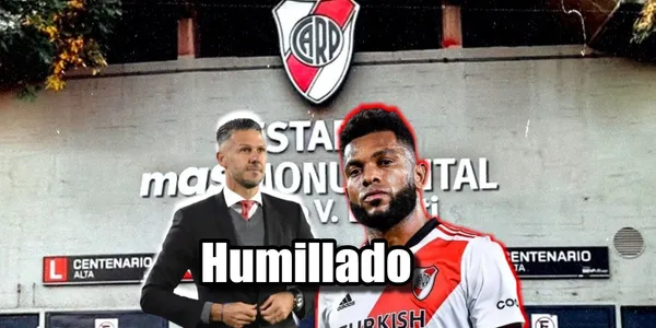 Martín Demichelis ha borrado a Miguel Ángel Borja en River Plate.