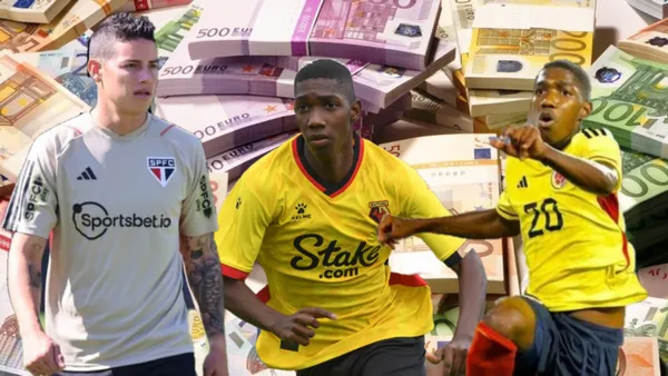 Más de lo que vale James, los millones que pide Watford por crack Yaser Asprilla