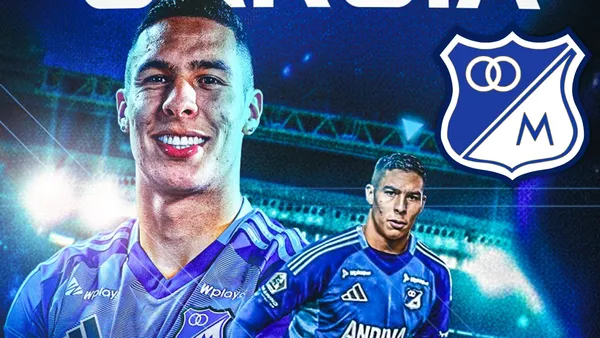 Mateo García y sus primeras palabras como jugador de Millonarios Foto: MFC y Escudoteca