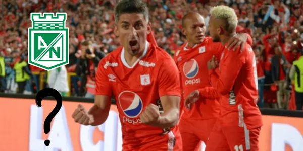 Matías Pisano está en la órbita de Atlético Nacional porque a Alexandre Guimarães le gusta el jugador y este es el guiño que hace en redes el jugador