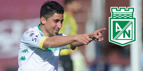 Matías Pisano podría ser una opción para jugar en Atlético Nacional en caso que Alexandre Guimarães tome el mando del club