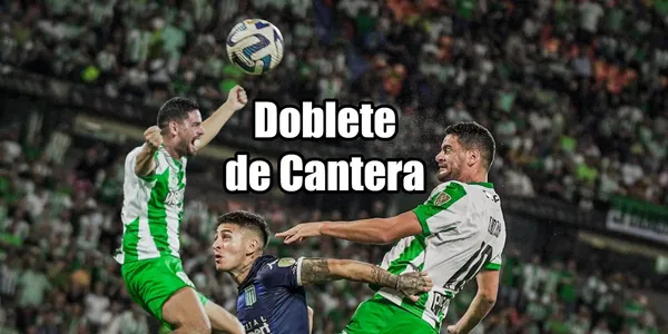 Maximiliano Cantera le anotó un doblete con Atlético Nacional a Racing Club de Argentina.