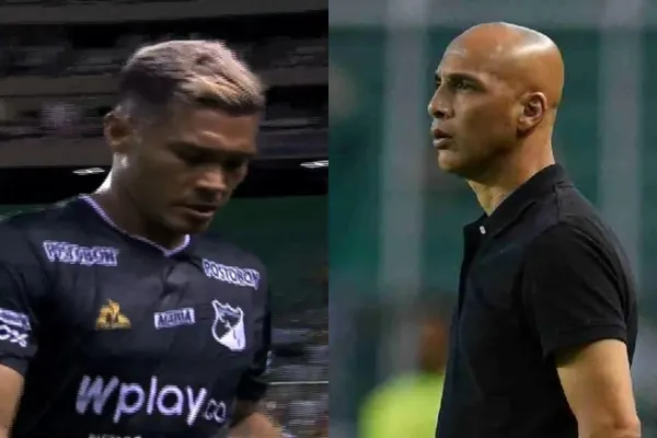 Mayer Candelo reaccionó a un acto irresponsable de Teófilo Gutiérrez en el Deportivo Cali.