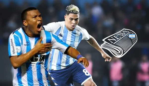 Mediocampista colombiano anotó un gol en el empate de Racing.