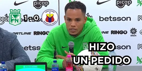 Mejía le dio la victoria a Nacional. Foto tomada de captura de pantalla de DIMAYOR YouTube.