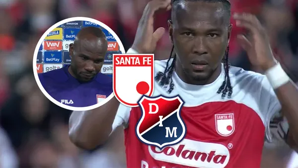 Mensaje claro desde Santa Fe al Independiente Medellín y así afrontarán la final de vuelta Foto: Escudoteca y Captura de Win Sports