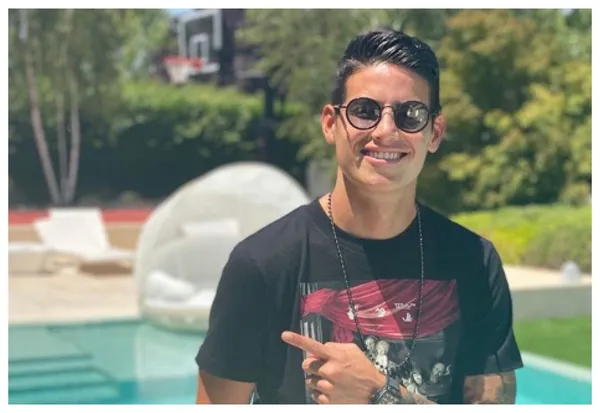 Mientras busca un nuevo equipo, James Rodriguez fue captado en otras actividades