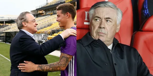 Mientras Carlo Ancelotti piensa en el Manchester City, el Real Madrid recordó a James Rodríguez.