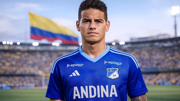 Mientras el rumor por James crece, estas son las salidas de Millonarios para 2026 Foto: Creada con ChatGPT