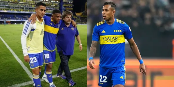 Mientras Frank Fabra pasa un duro momento en Boca Juniors, Sebastián Villa recibió un sorpresivo mensaje de una figura de su equipo.