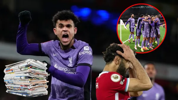 Mientras Luis Díaz crack en Liverpool lo que advierte la prensa inglesa de Salah
