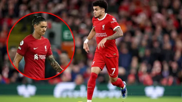 Mientras Luis Díaz es crack lo que dicen del tronco de Darwin Nuñez en Liverpool
