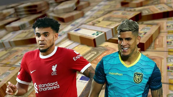 Mientras Luis Díaz vale $75 millones de euros, el nuevo precio de Piero Hincapié