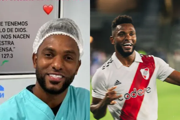 Miguel Ángel Borja anda nítido con sus goles en River Plate y compartió una noticia que lo llenó de una alegría especial.