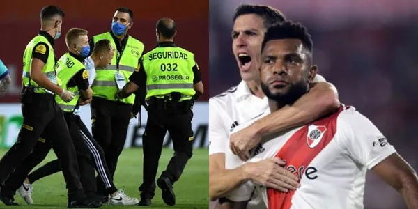 Miguel Ángel Borja casi se va a las manos en Argentina.