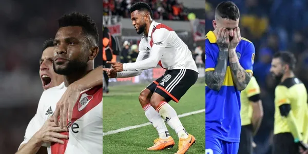 Miguel Ángel Borja, destacado en River Plate de Argentina y vive un buen momento.