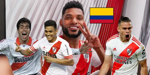 Miguel Ángel Borja jugador de River Plate