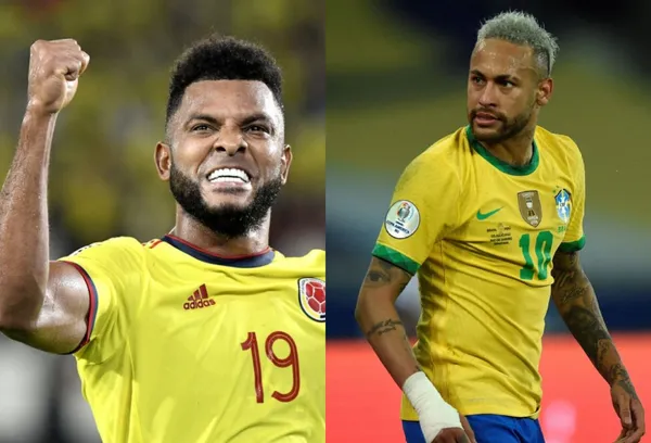 Miguel Ángel Borja le advirtió a Neymar que hará Colombia en Brasil. El partido promete ser intenso desde la previa.
