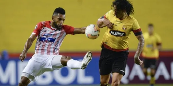 Miguel Ángel Borja recién arrancó como suplente y cuando la suerte del partido estaba echada, ingresó pero no justifica el tremendo sueldo que gana.