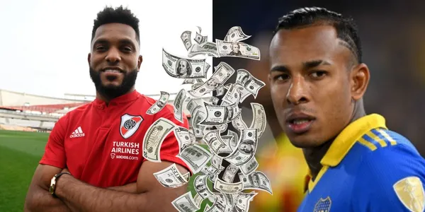 Miguel Ángel Borja con River Plate humilló al Boca Juniors en Argentina.