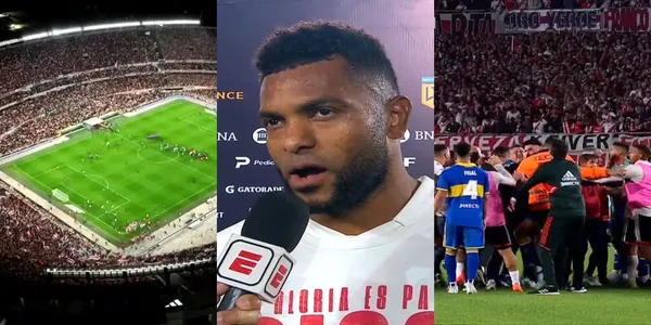 Miguel Ángel Borja con River Plate humilló al Boca Juniors, su gol armó una trifulca y el colombiano dio sus impresiones.