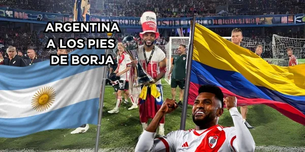 Miguel Ángel Borja salió campeón con el River Plate de Argentina.