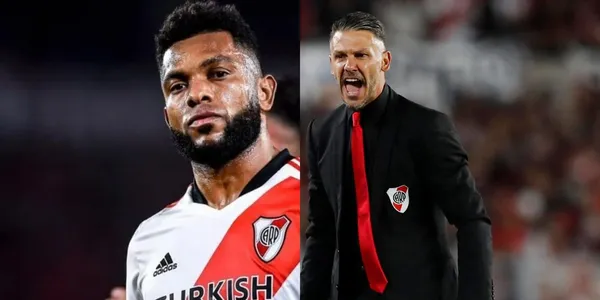 Miguel Ángel Borja sigue con la intermitencia en River Plate y no lo perdonan.