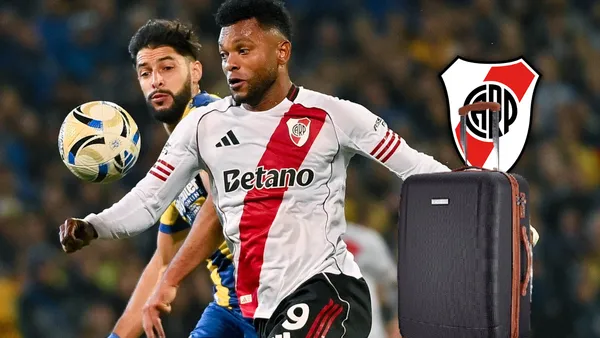 Miguel Ángel Borja y lo que podría ser de su futuro tras salir de River Plate Foto: CARP, Escudoteca y Pexels