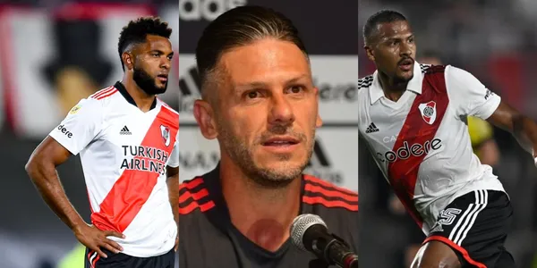 Miguel Ángel Borja y Salomón Rondón no dieron la talla en River Plate.