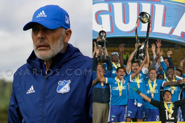 Miguel Ángel Russo fue campeón con Millonarios en las temporadas 2017 y 2018