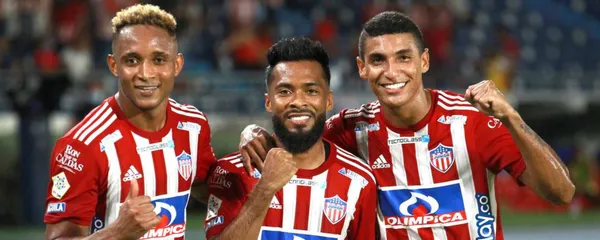 Miguel Borja anotó y fue una de las grandes figuras del equipo Rojiblanco en el juego del torneo continental.